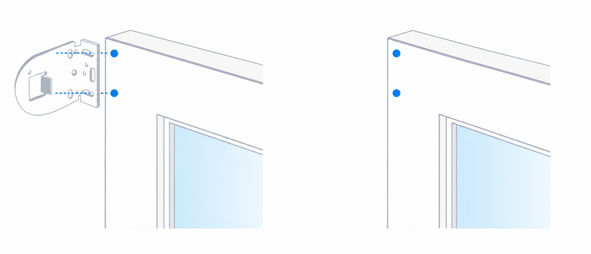 Step 2 – mark the position