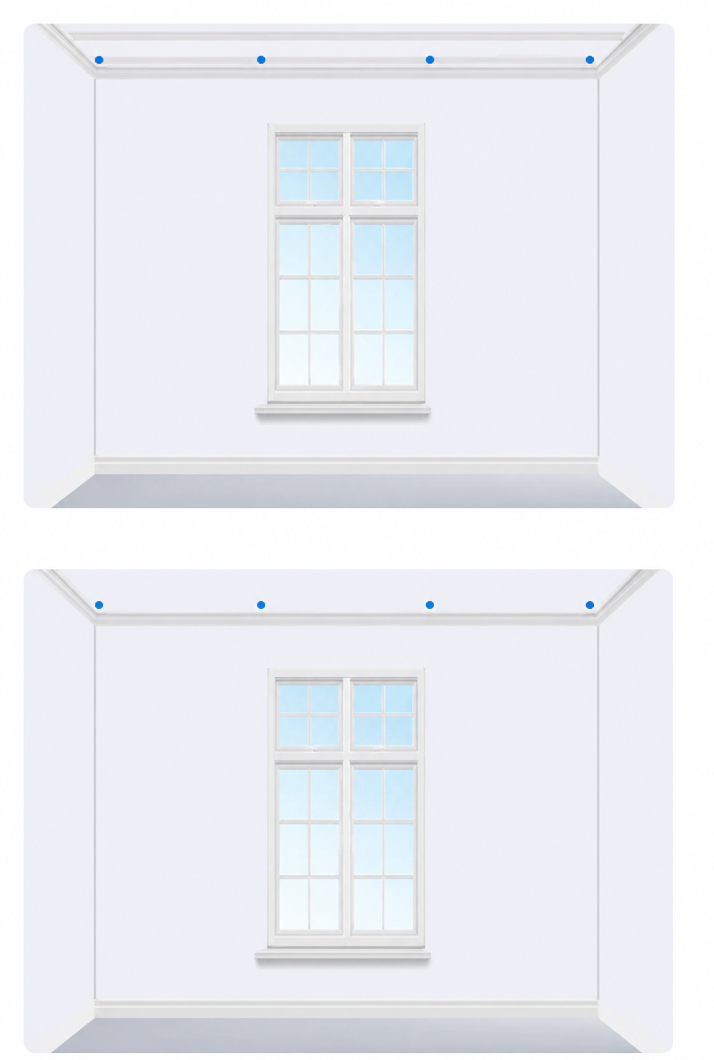 Step 2 – Mark your ceiling battens